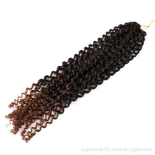 Synthetic Wholesale Nubian Pre Twisted Passion Water Wave Crochet Curly Braid Hair Passion Twist Hair